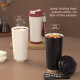 Coffee Thermos Mug | Hot & Cold Thermos Mug | Large Capacity Stainless Steel Mug