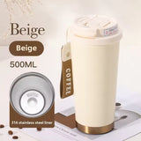 Coffee Thermos Mug | Hot & Cold Thermos Mug | Large Capacity Stainless Steel Mug